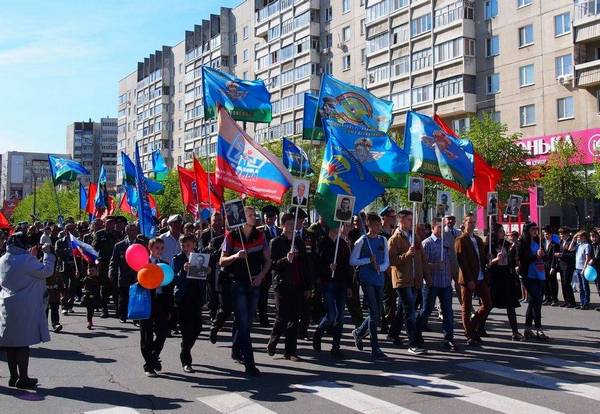 Парад, посвященный 71-й годовщине Победы в Великой Отечественной войне 1941-1945 г.г., в Заволжском районе