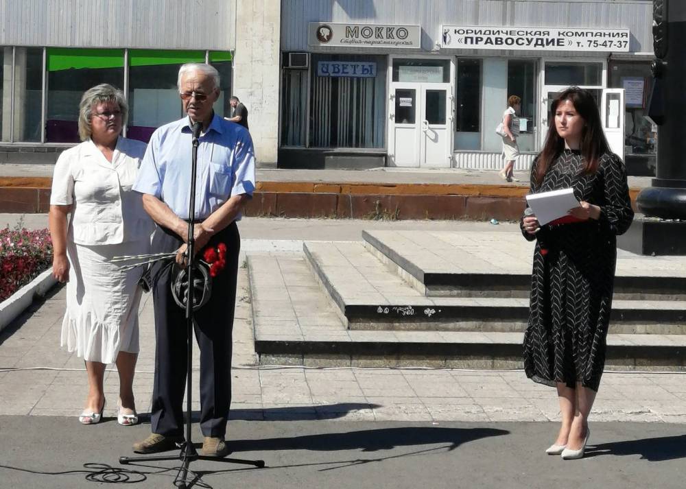В День памяти и скорби в Заволжском районе возложили цветы к обелиску &laquo;Ника 50-летия Победы&raquo;
