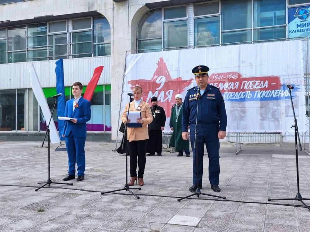 Подвигу жить в веках. В Заволжском районе состоялся митинг-реквием, посвящённый 78-ой годовщине Победы в Великой Отечественной войне