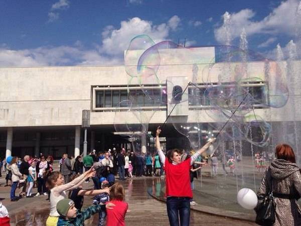 Открытие сезона городских фонтанов
